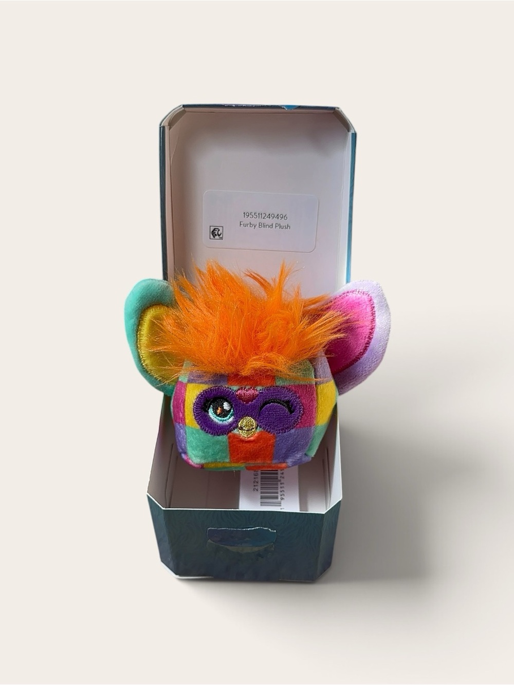 Furby Set 1 Patchwork Winking Mystery Mini Plush Dan Dee Hasbro